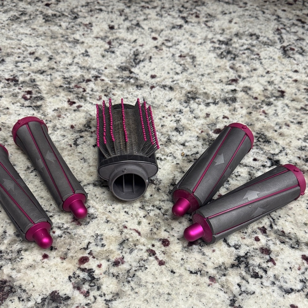 Dyson air wrap accessory attachments.